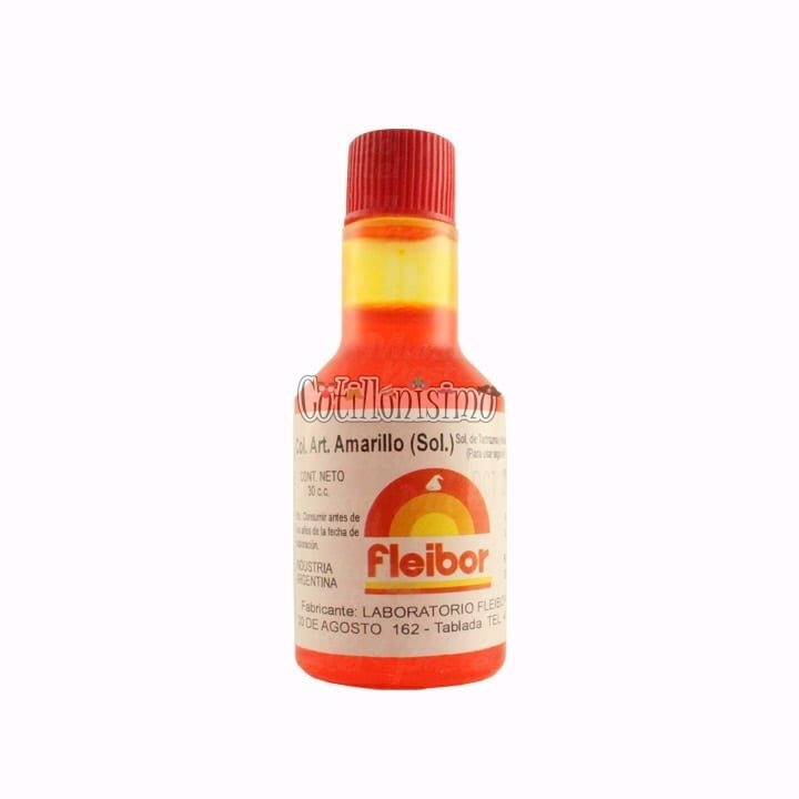 Colorante Liquido Amarillo FLEIBOR 30cc