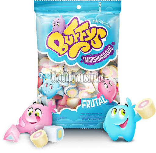 Marshmallows – Malvaviscos Formas Frutal BUFFYS 200 Grs