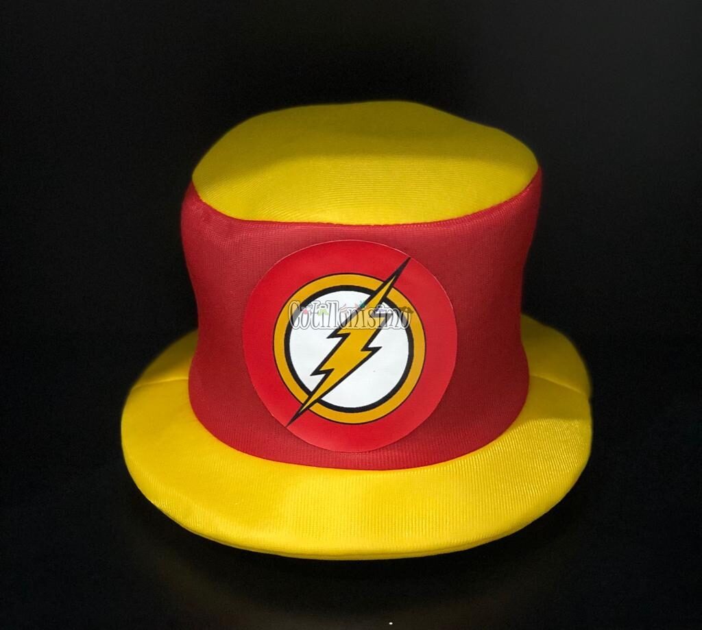 Sombrero Galera Jersey Superheroe FLASH